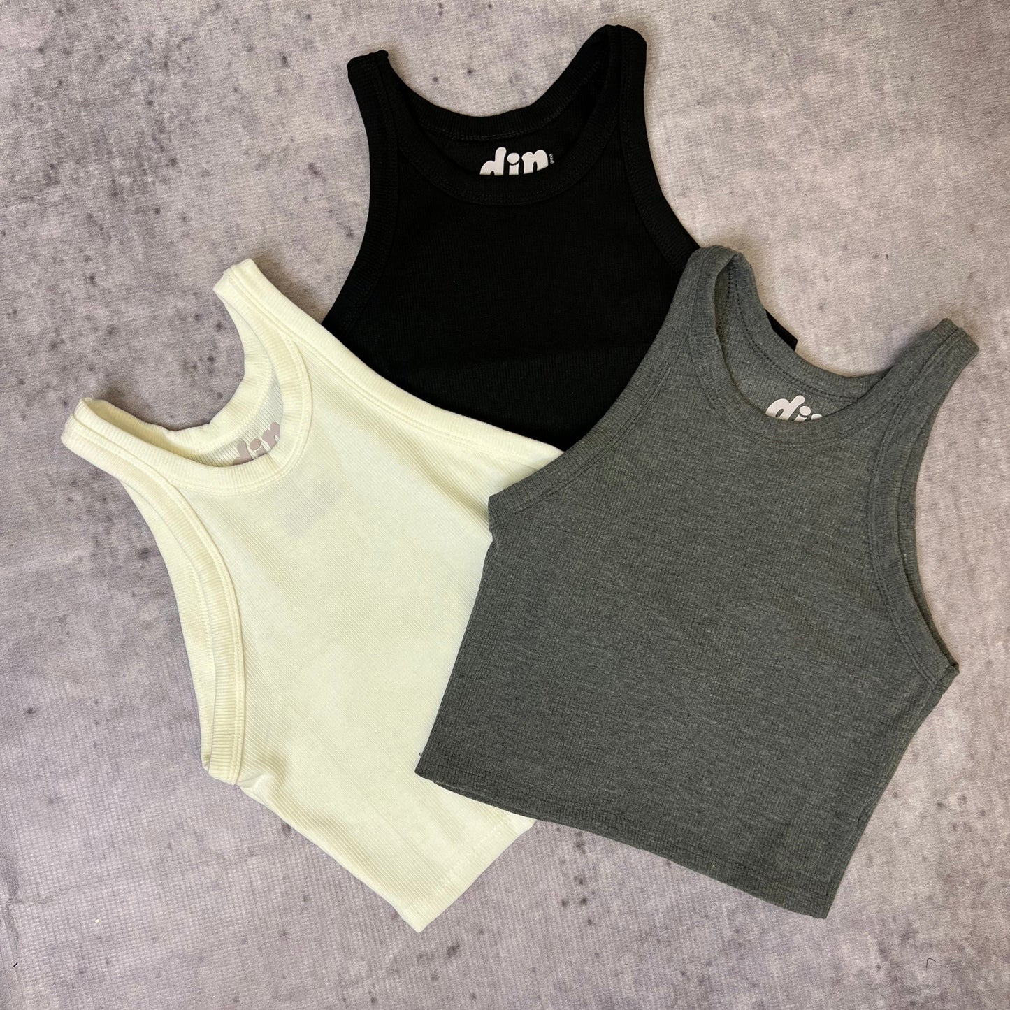 DIP Basic Ribbed Tank Top 3pcs Pack