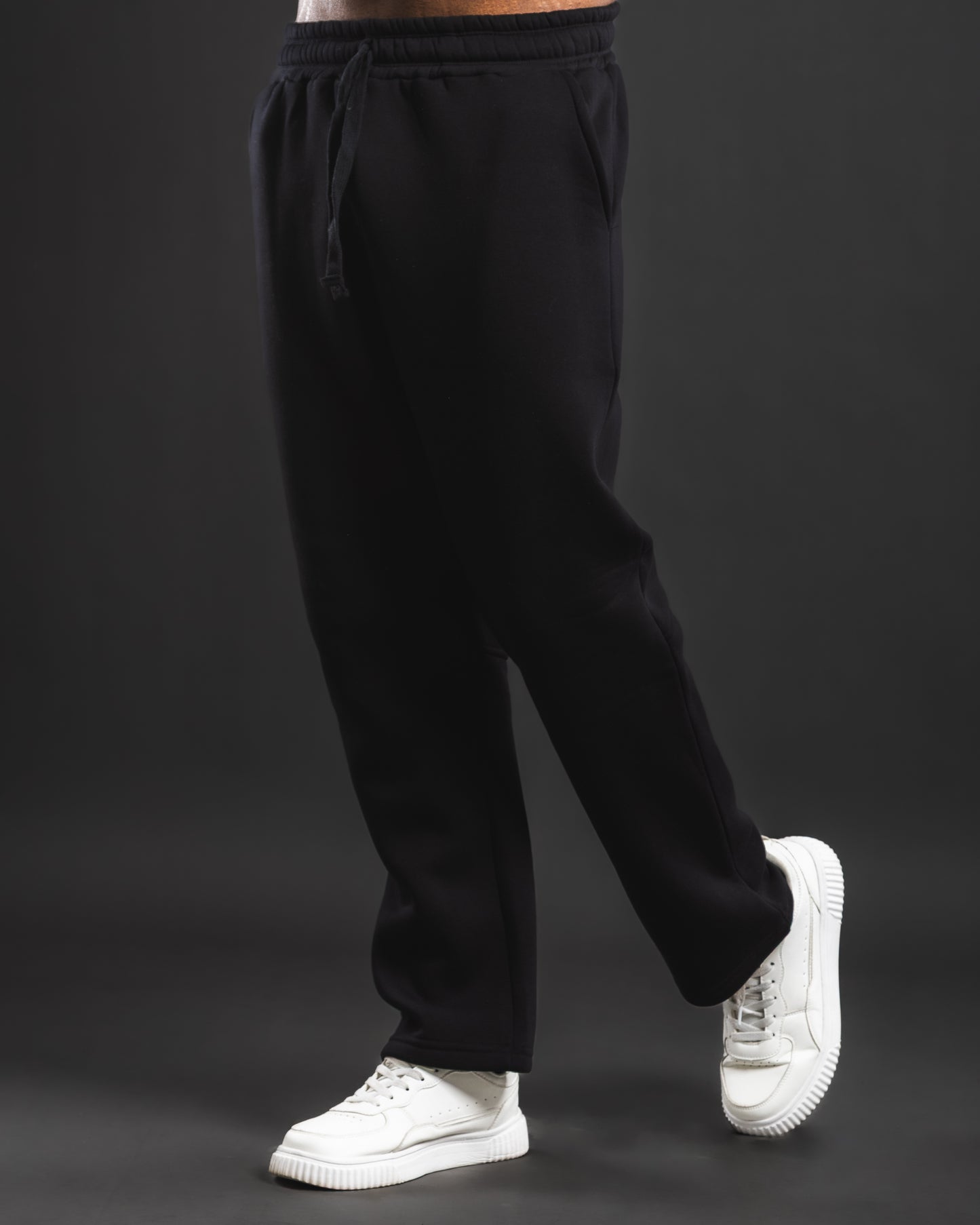 Loose Wave Sweats - Black