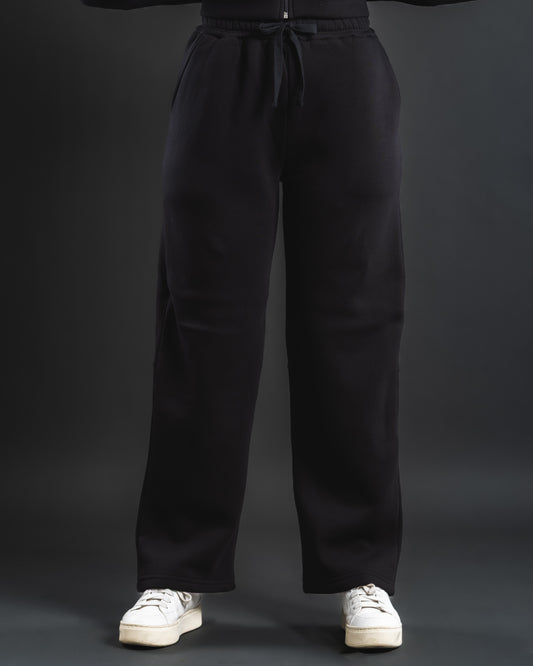 Loose Wave Sweats - Black