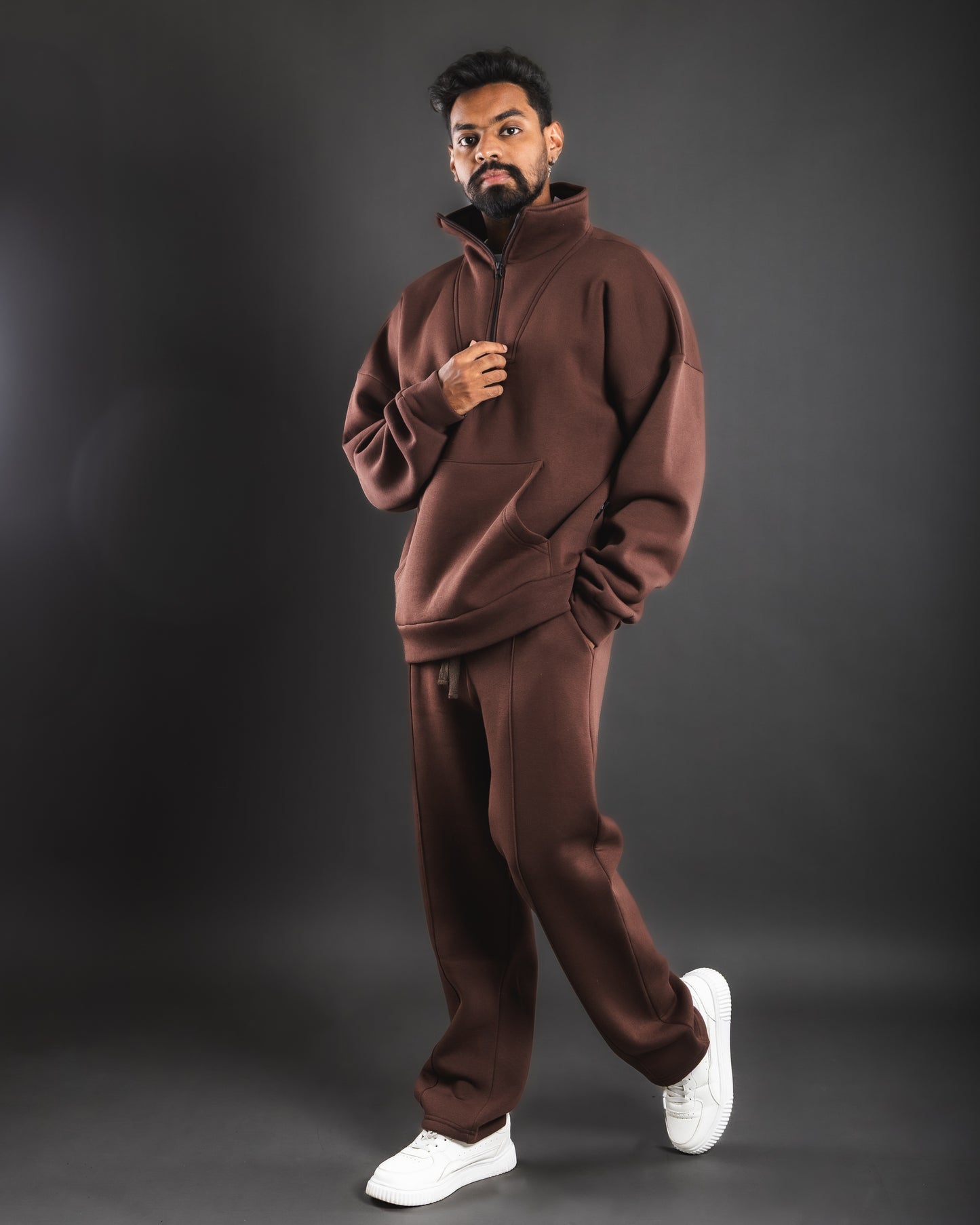 Night Shift Hoodie - Brown