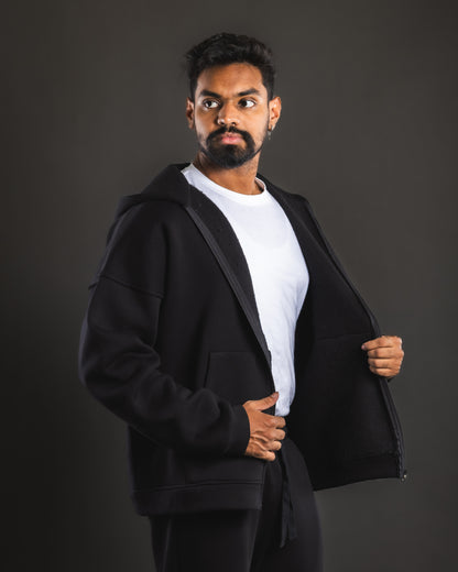 Loose Wave Sweatshirt - Black