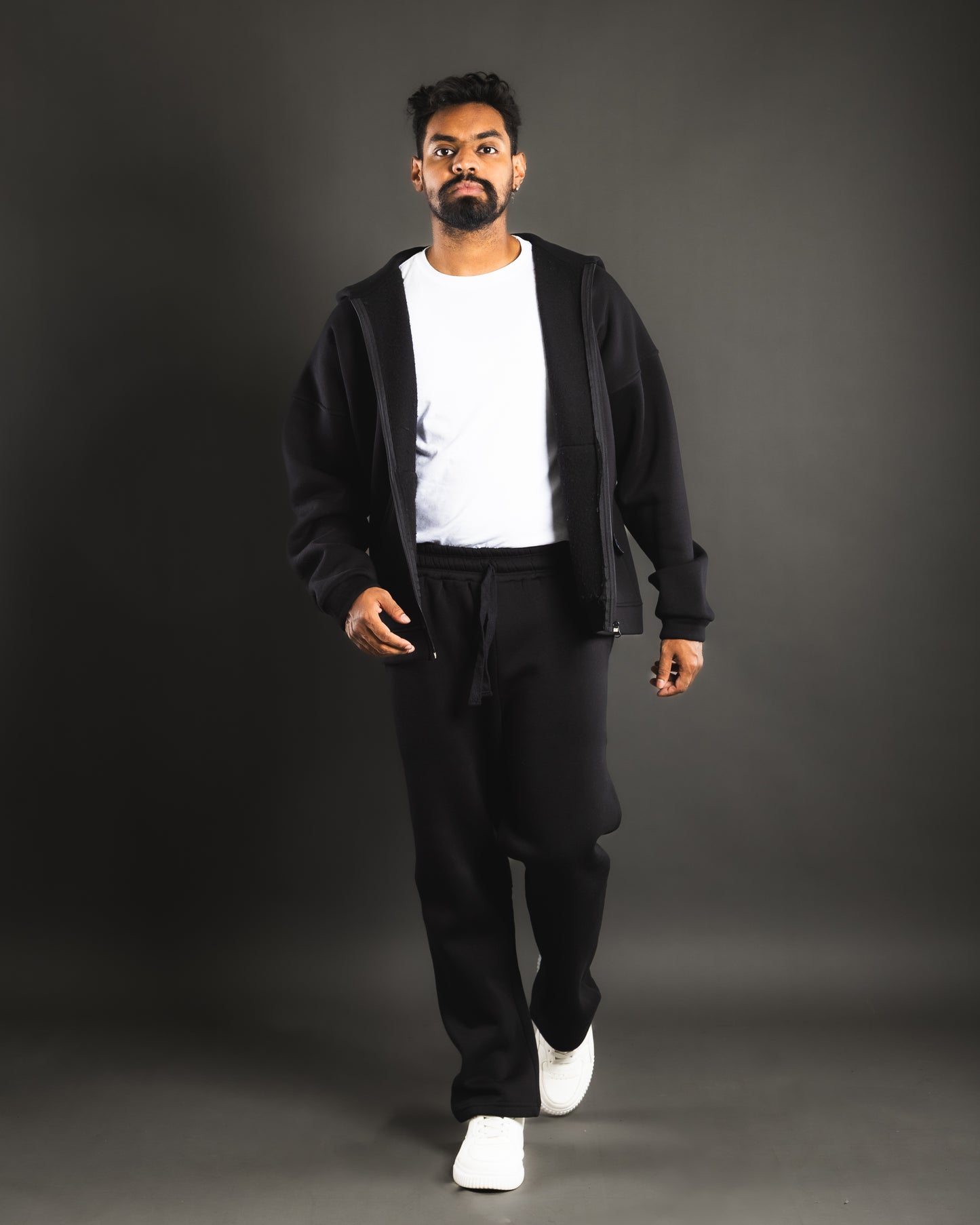 Loose Wave Sweatshirt - Black