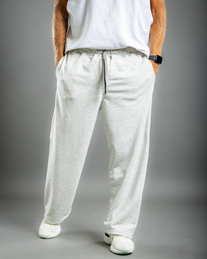 Stitched Baggy Pants - Grey