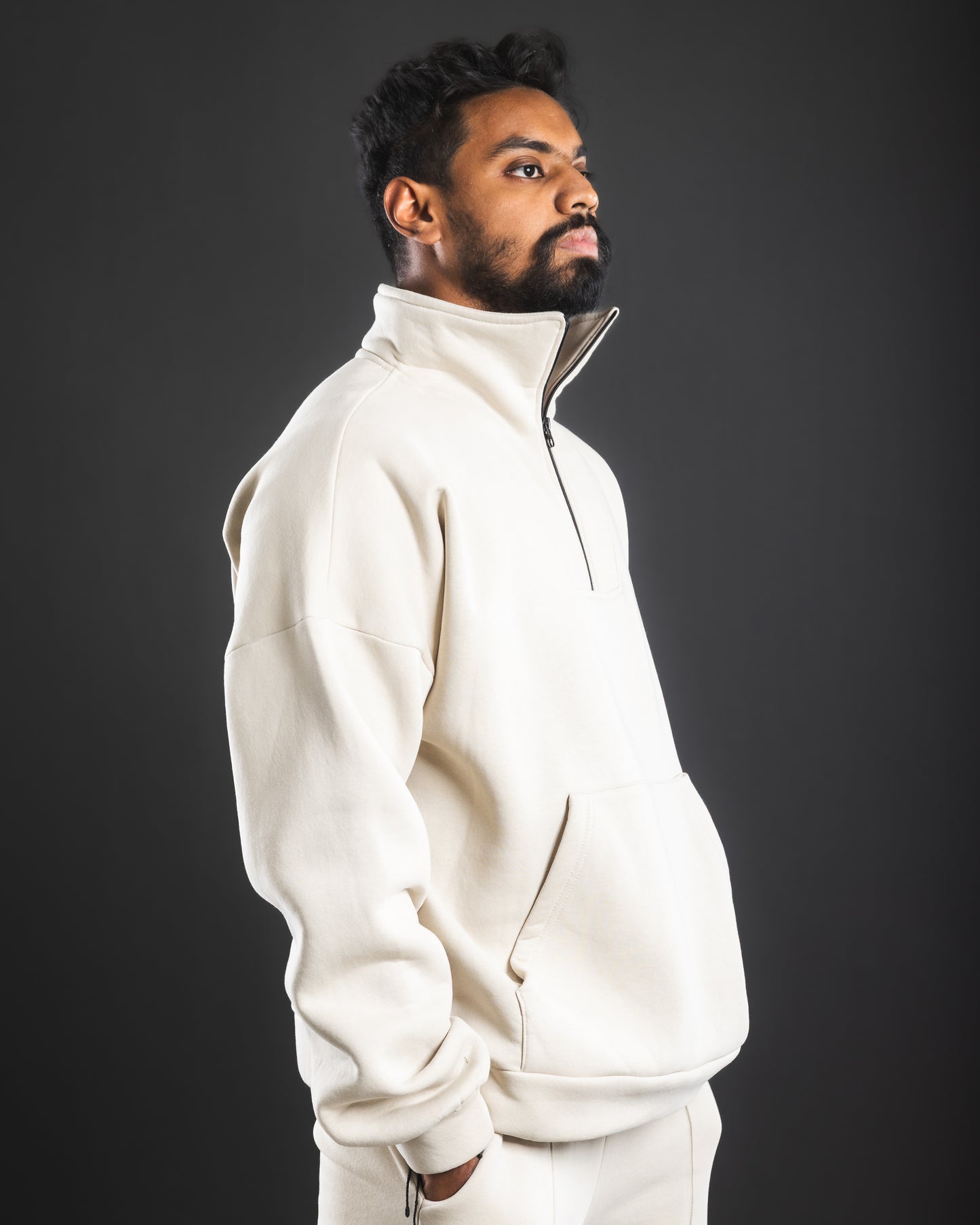 Night Shift Hoodie - Beige
