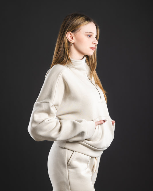 Night Shift Hoodie - Beige