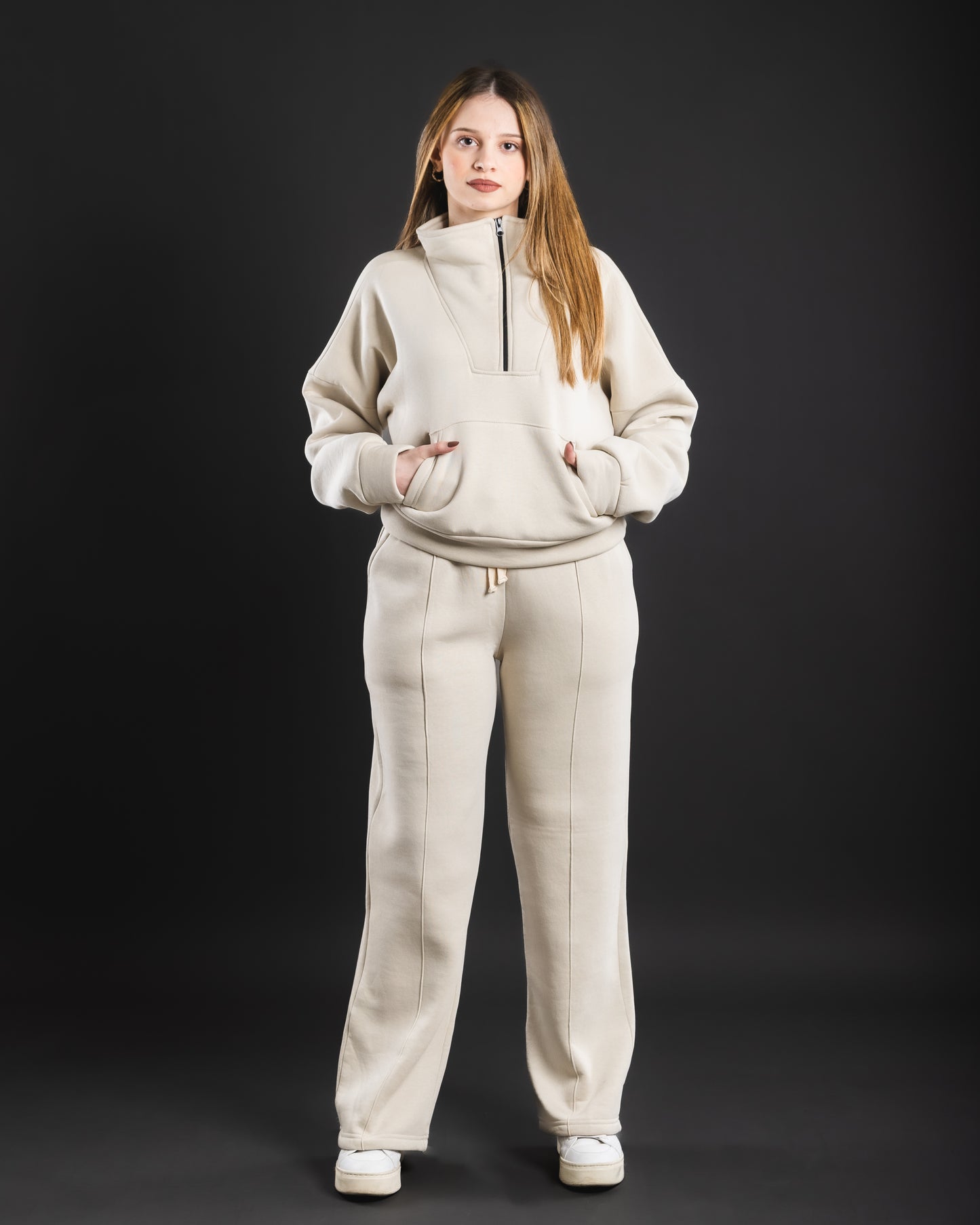 Night Shift Hoodie - Beige