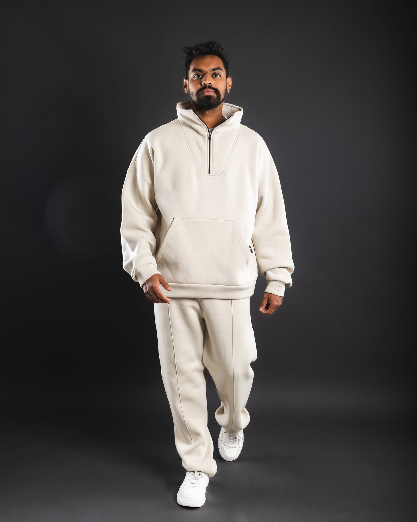 Night Shift Hoodie - Beige