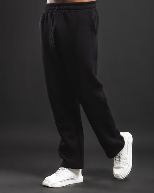 Loose Wave Sweats - Black