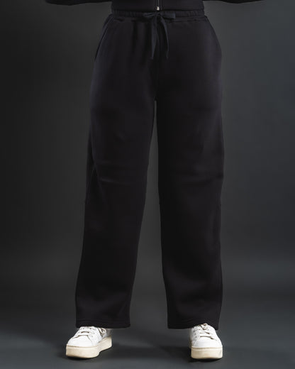 Loose Wave Sweats - Black